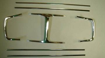 1969 Charger, Grille Trim moldings - 7pc Set