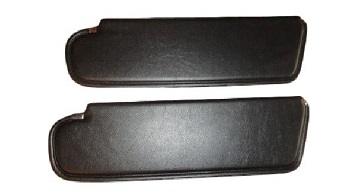 72-73 E-Body Mopar, Sun Visor Black - Pair