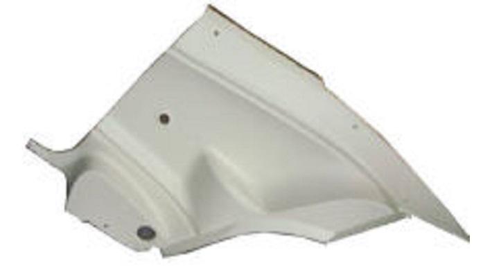70-74 Cuda Barracuda, Rear Interior Panel, White