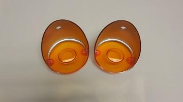 70-74 Challenger, 70 Charger Park Light Lenses - Pair