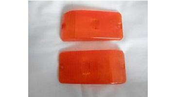 64-71 A-100 Van & Truck, Park Light Lenses, Amber - Pair
