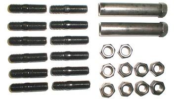 62-65 B-Body, Exhaust Manifold Fastener Kit Max Wedge