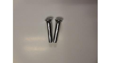 Door Lock Knobs Chrome - Pair