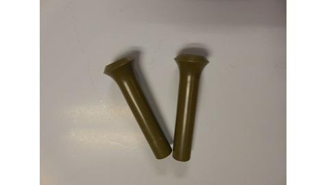 Mopar Door Lock Knobs Gold - Pair