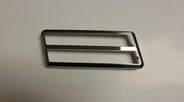 71-73 Mopar, Gas Accelerator Pedal Bezel, Stainless Steel