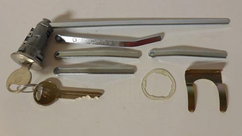 66-72 A, B, & C-Body Mopar, Trunk Lock and Keys - Kit