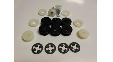 67-74 A-Body Except 67-69 Barracuda, Quarter Window Roller Mopar - Kit