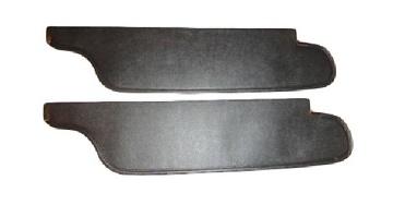 63-64 B-Body Mopar, Sun Visor, Black - Pair