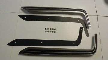 68-69 Coronet B-Body, Hood Ornament Trim Molding