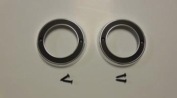 64-66 A, 64-67 B & 64-65 C-Body (may fit 67 A & 66-67 C), Courtesy Light Bezels - Pair