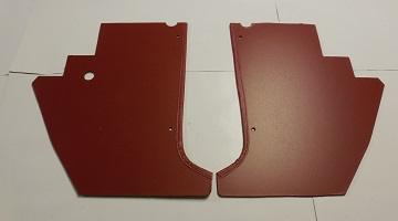 63-66 A-Body Dart Barracuda, Kick Panels Red - Pair