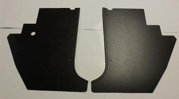 63-66 A-Body Dart Barracuda, Kick Panels Black - Pair