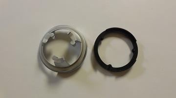 1970 A & B-Body, Woodgrain Steering Wheel Horn Retainer - Pair