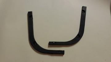 63-66 Dart A-Body, Rear Bumper Fillers - Pair