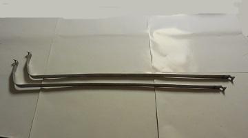68-70 B-Body, Gas Tank Straps, Stainless Steel - Pair