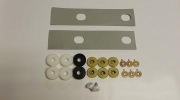 73-74 B-Body Mopar, Quarter Window Roller - Kit