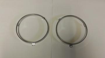 68-76 Mopar, Headlight Retainer Rings 2 Headlight 7", -see attached - Pair