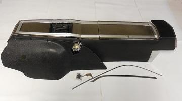 66-68 B-Body Mopar Console Assembly 4-Speed Not Woodgrain