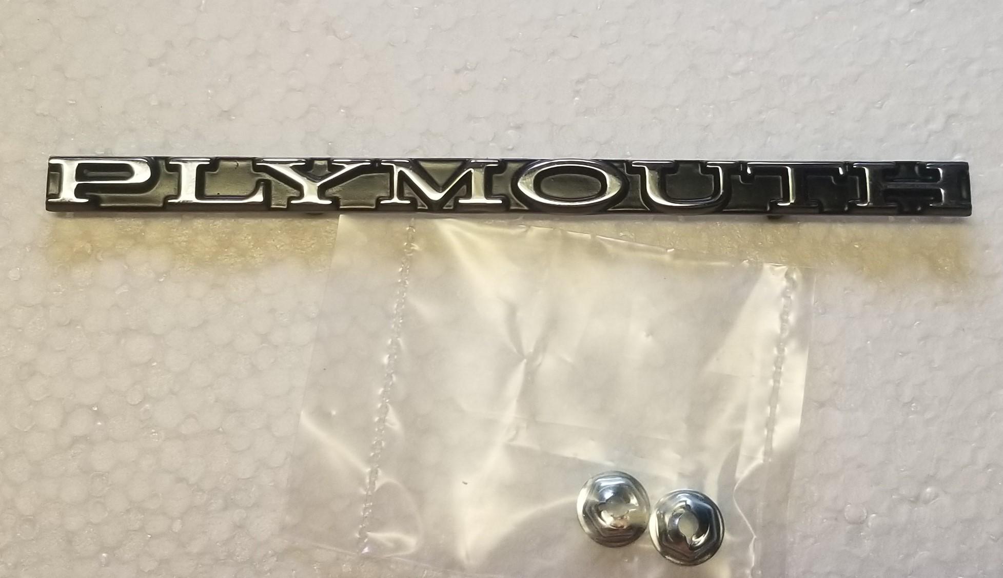 70 Cuda Barracuda Grille Emblem