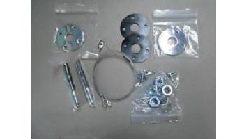 69-74 B & E-Body, Hood Pin with 18" Lanyard - Kit