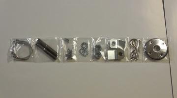 70-76 Duster 71-72 Scamp, Hood Pin Kit