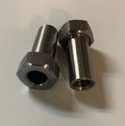 40-54 Mopar Tank Strap Sleeve Nut Pair