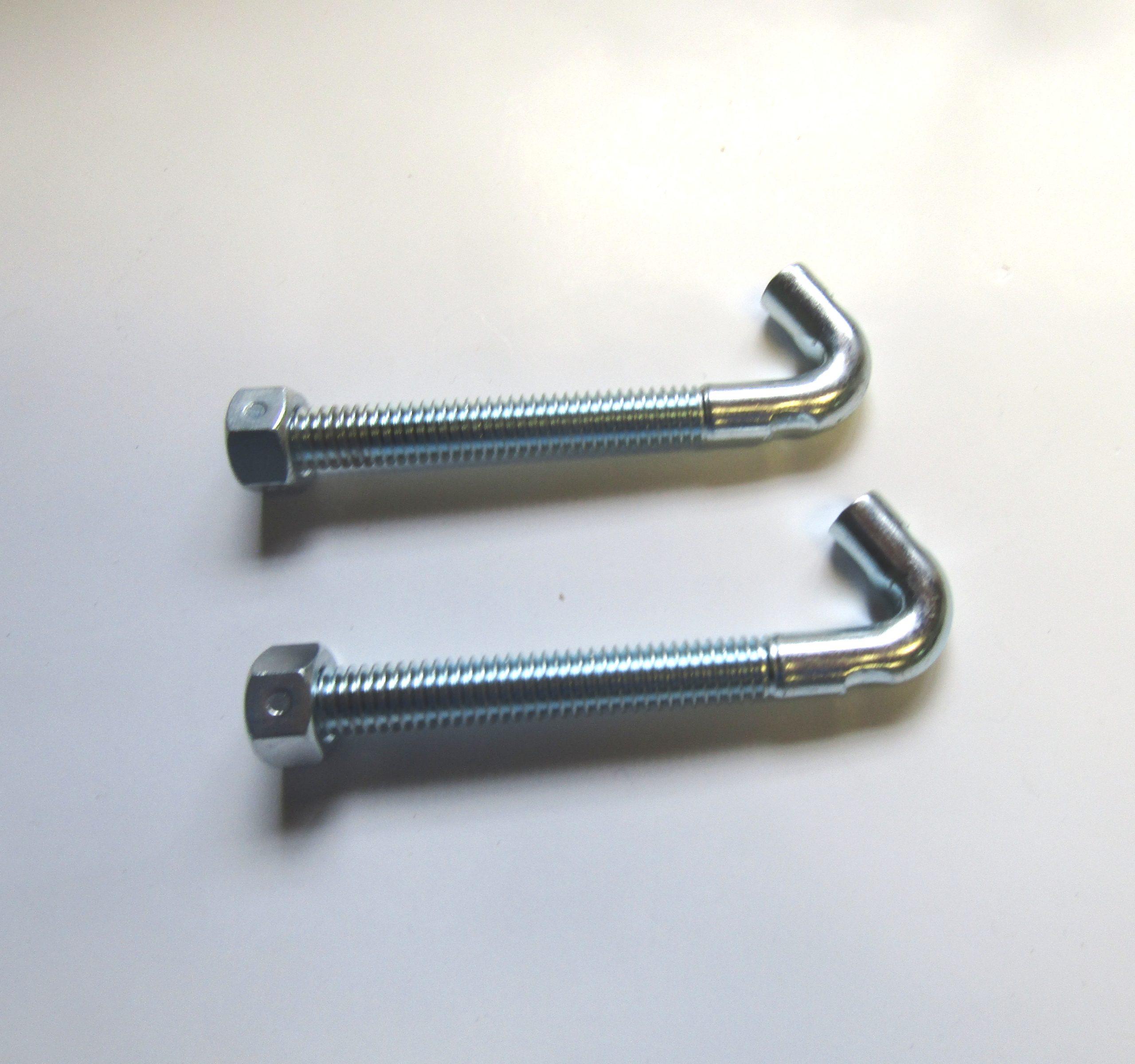 63-66 A-Body Mopar, Gas Tank Strap J-Bolts & Nuts - Pair