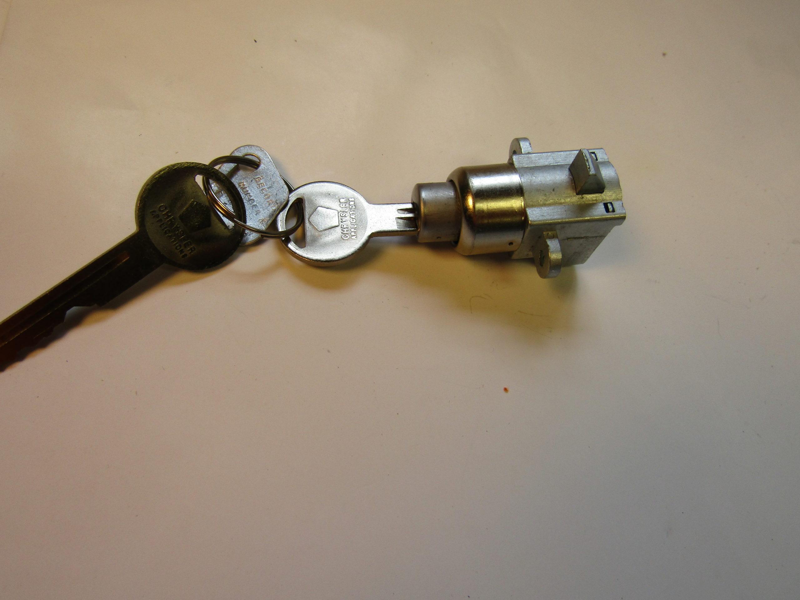 66-74 B, 70-74 E, 67-76 A-Body Mopar, Console Lock & Keys
