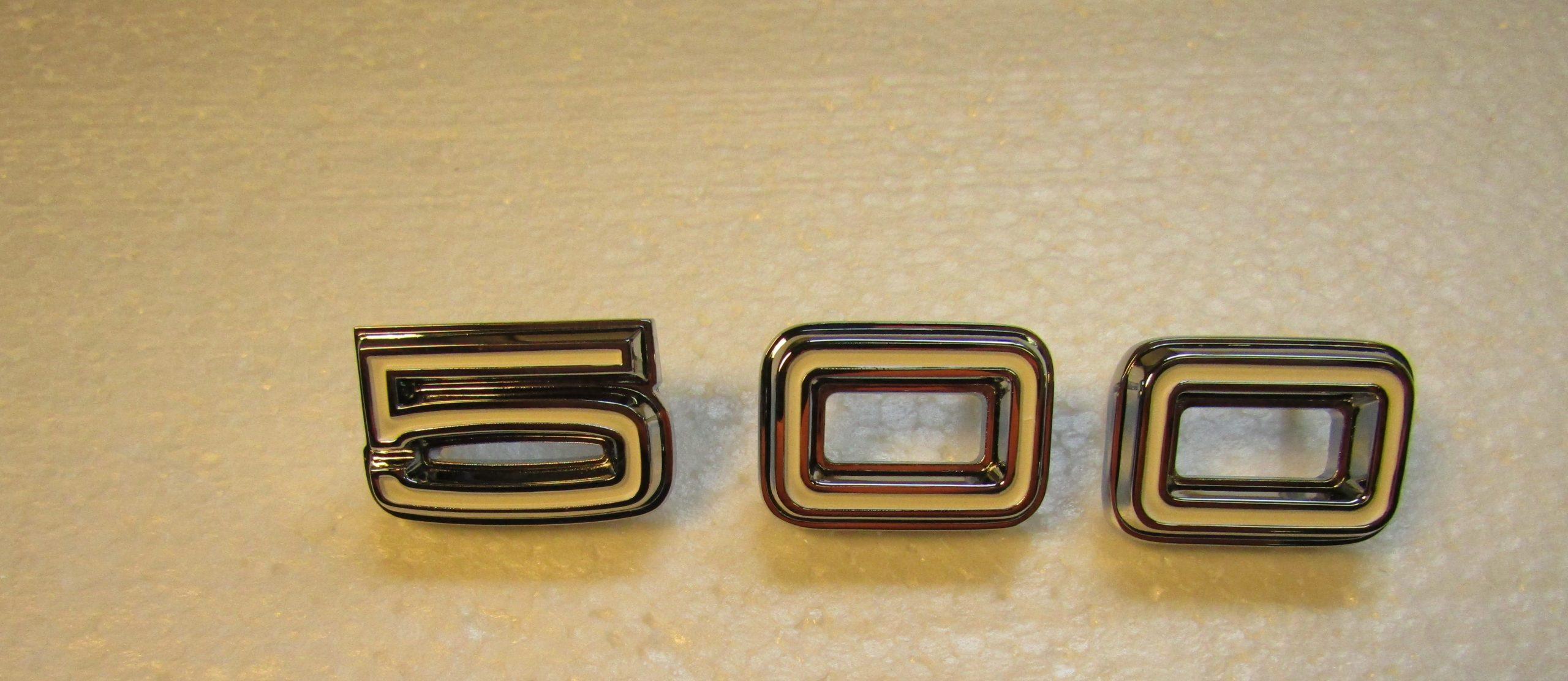 1968 Coronet 500 Quarter Panel Emblems Each