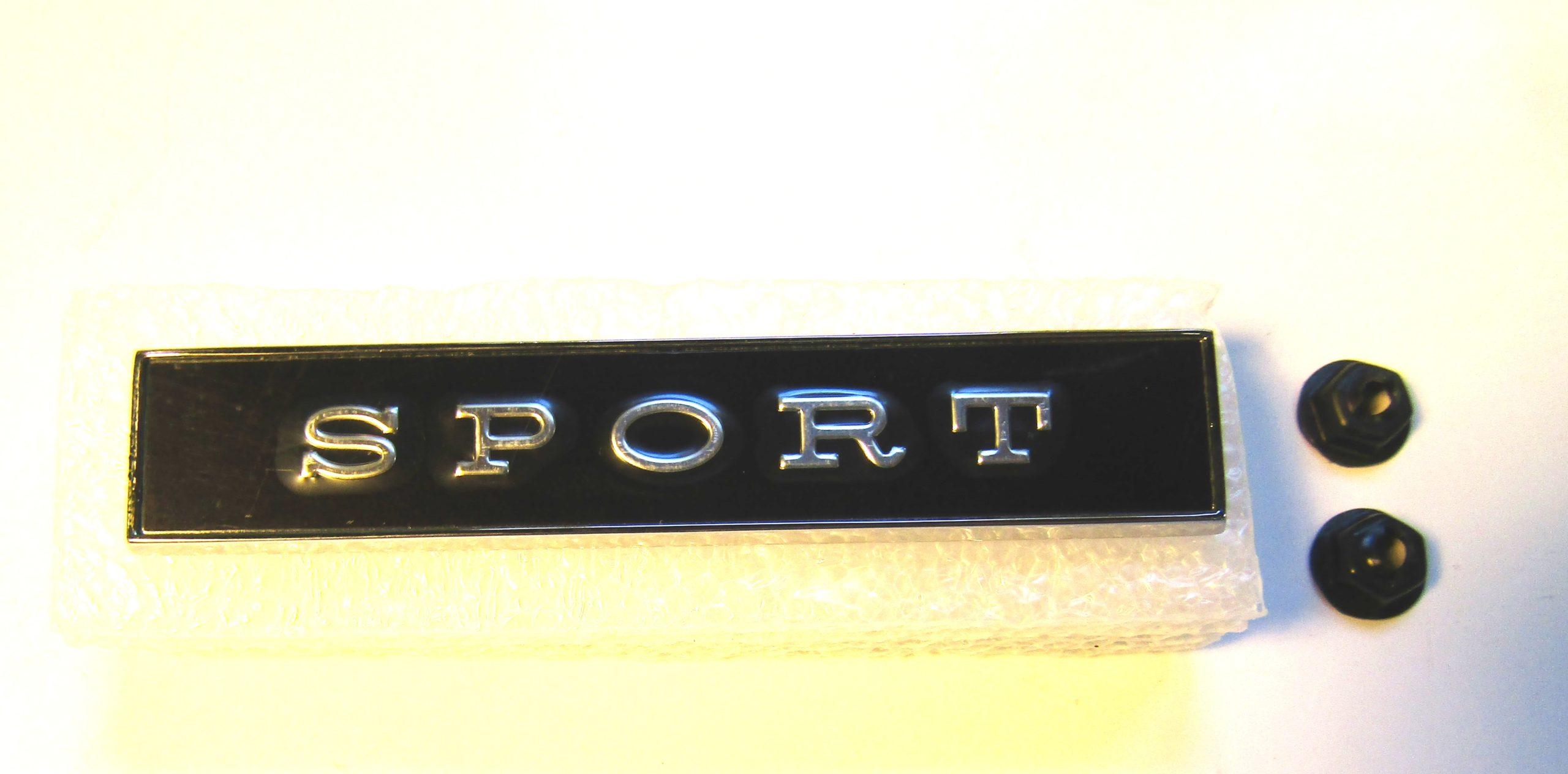 72-75 Dart Sport Fender Emblem