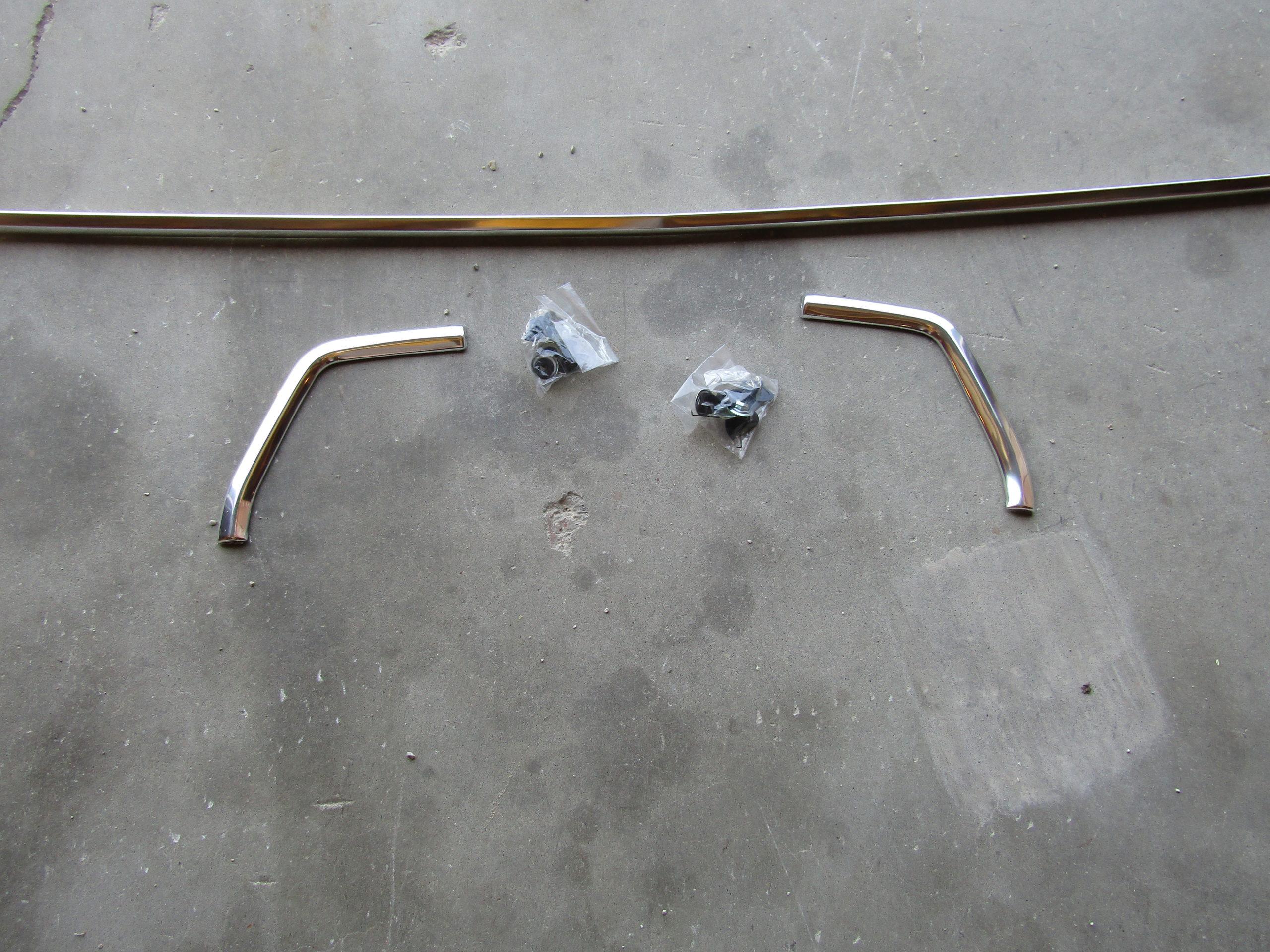 1970 Challenger Trunk Trim & Quarter Panel End Moldings Set