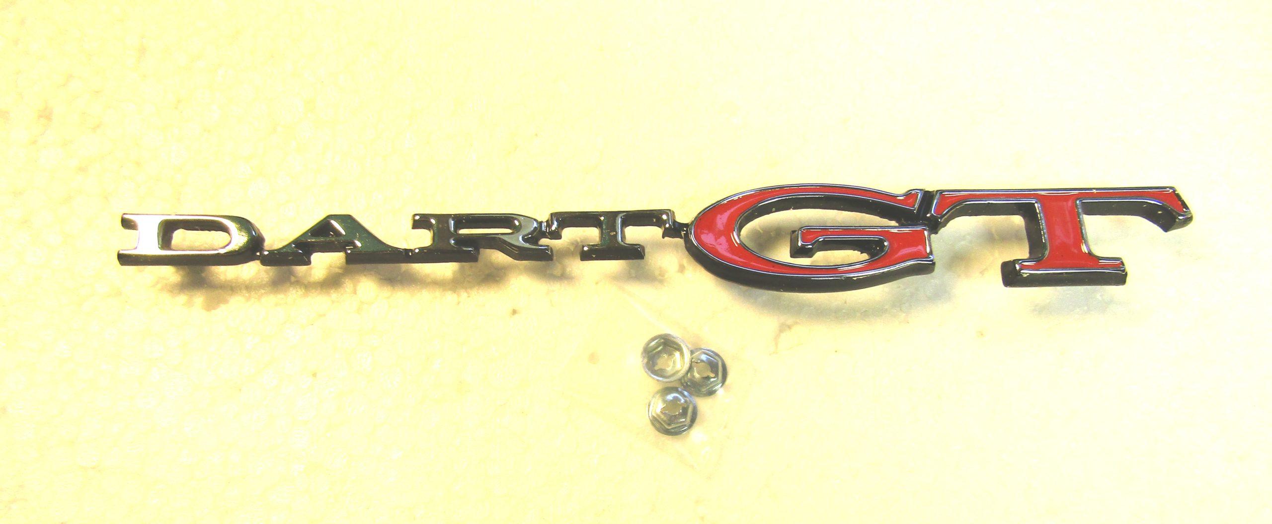 69 Dart GT Quarter Panel Emblem