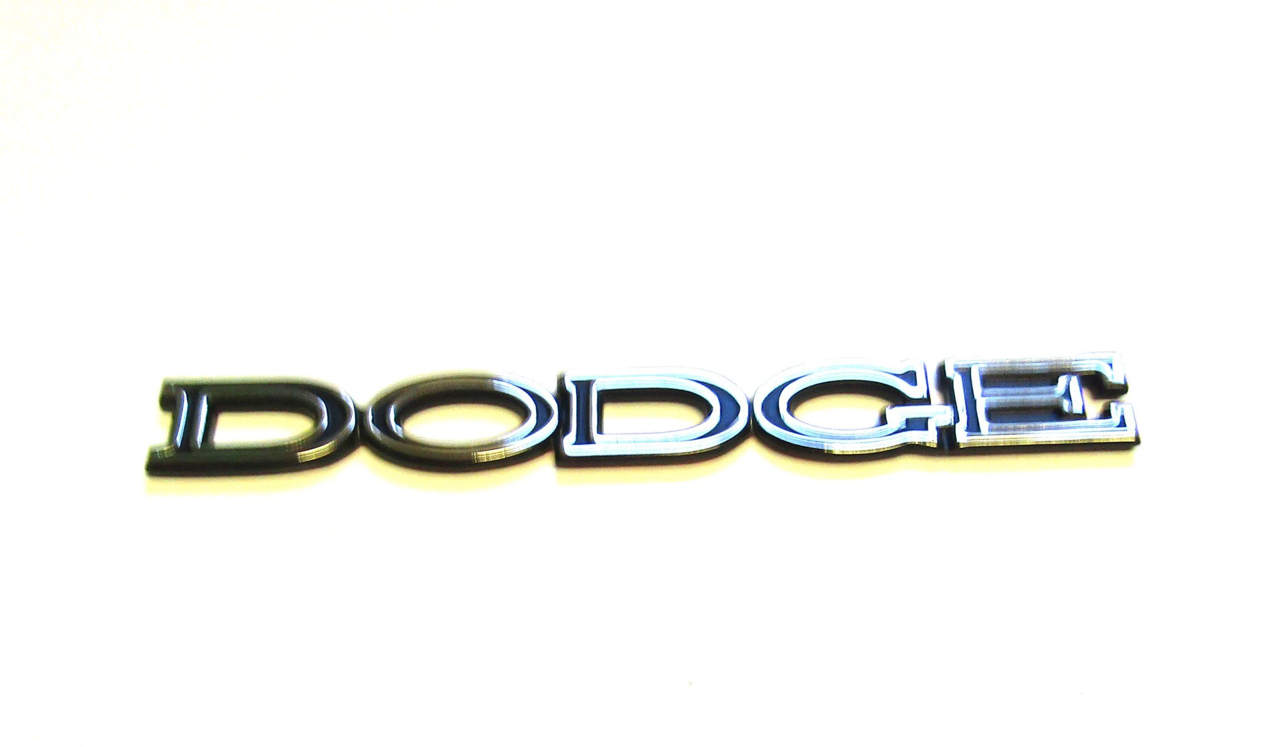 71 Challenger Trunk Lid Emblem