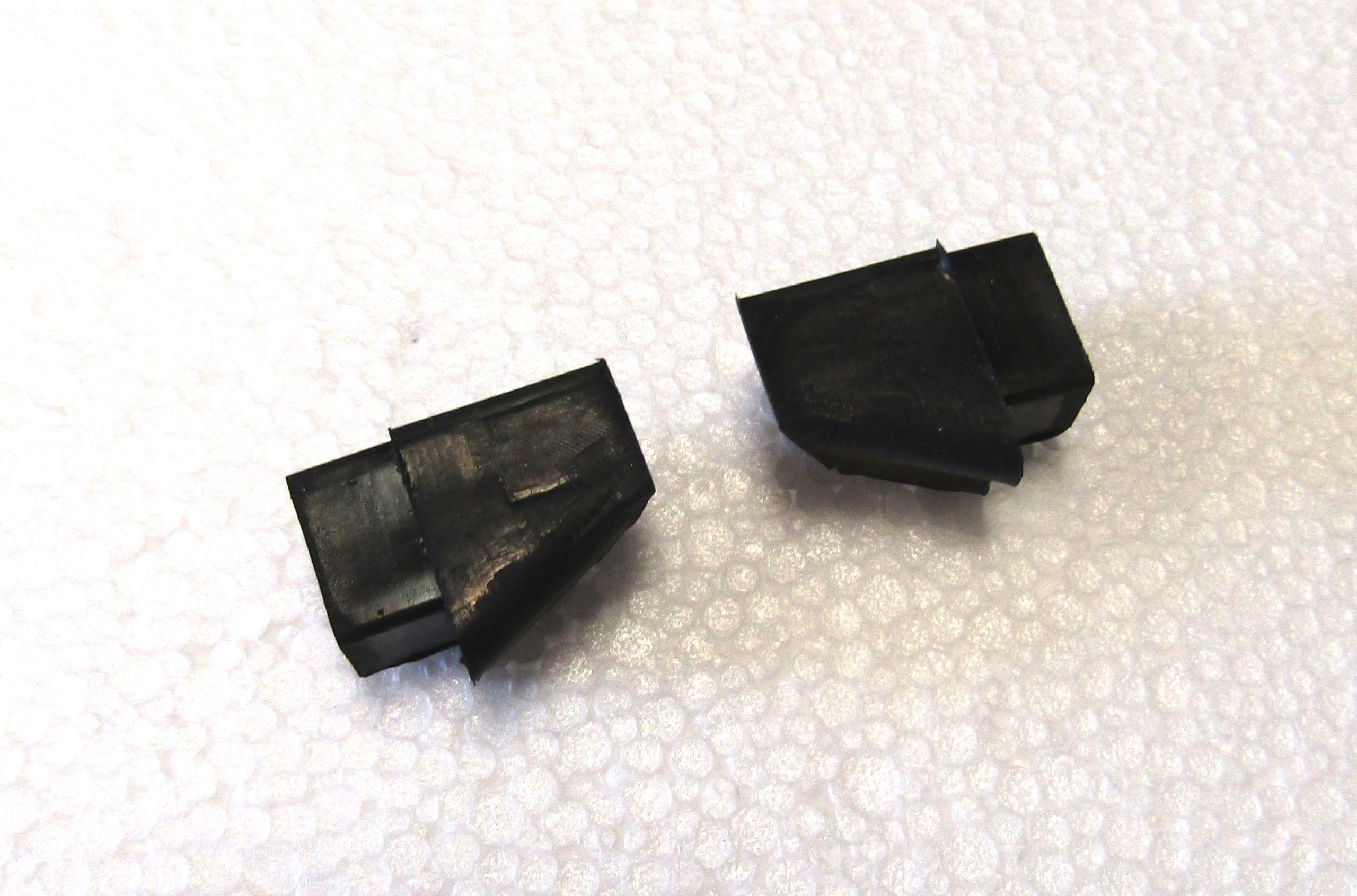 63-64 B-Body Fury Polara Belvedere 330 440 65 Satellite Coronet Upper Vent Frame Window Stops Pair