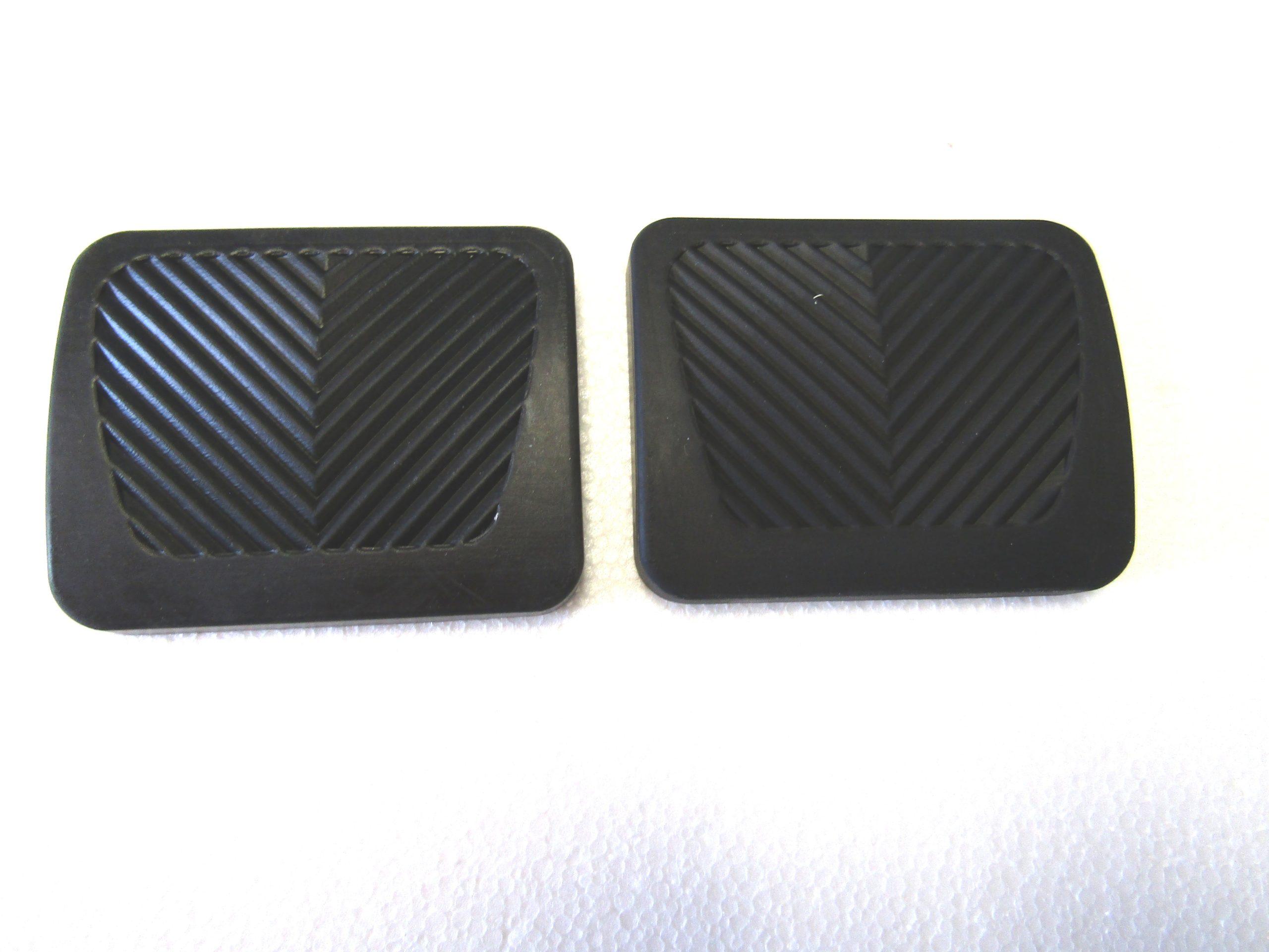 65-68 Dodge Truck Clutch Brake Pedal Pads Pair