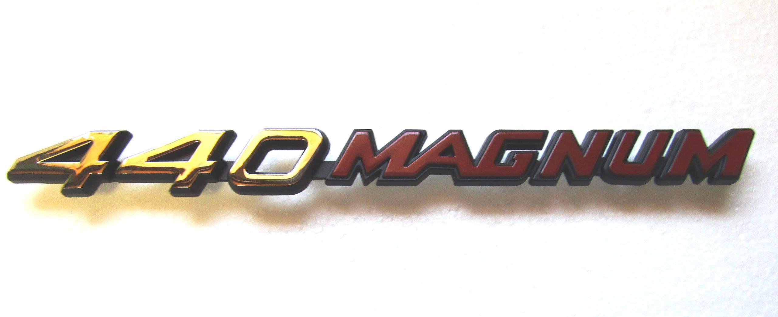 71-74 Charger 440 Magnum Hood Emblem