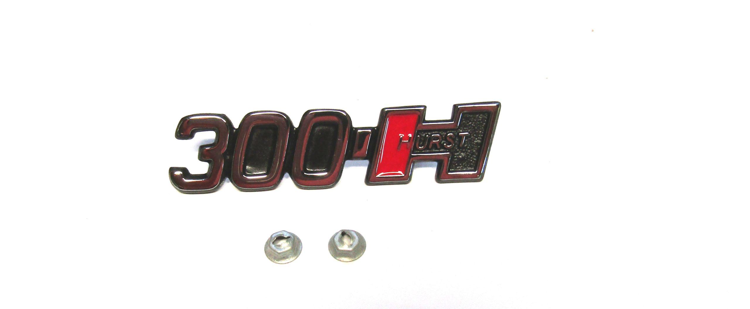 70 Chrysler 300 Hood Emblem Hurst