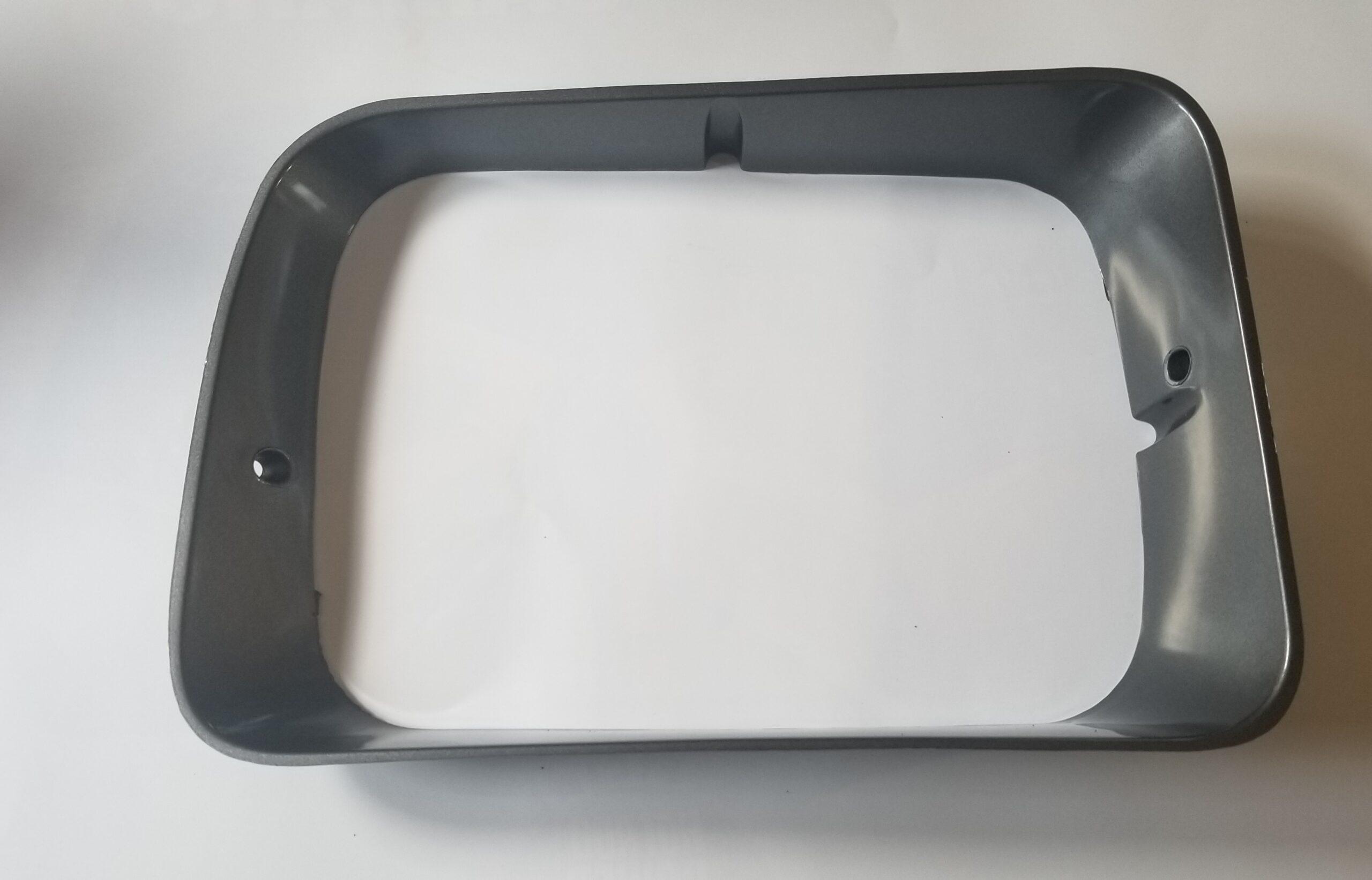 92-93 Dodge Truck Headlight Bezel Gray Passengers Side