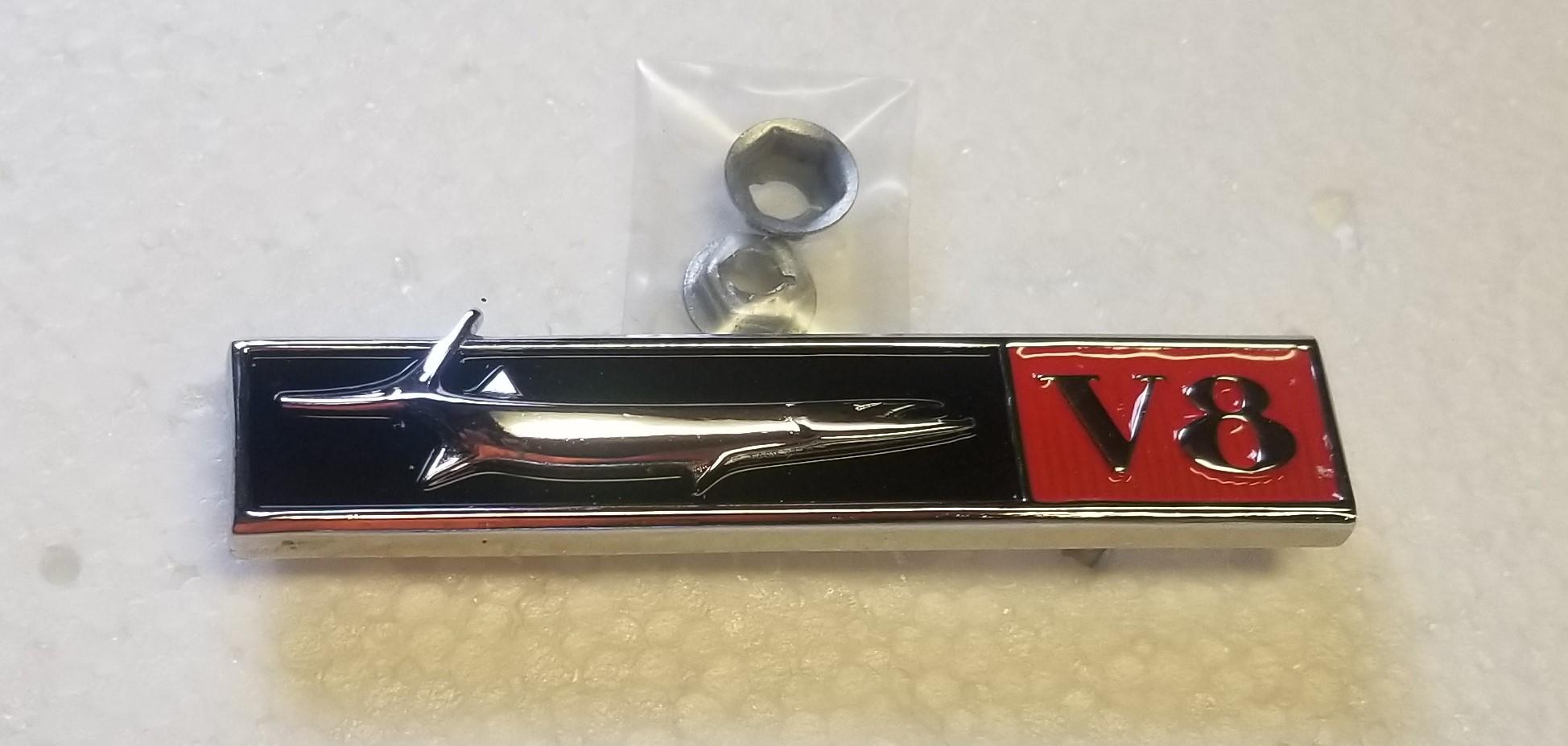 68 Barracuda Fender Emblem RH