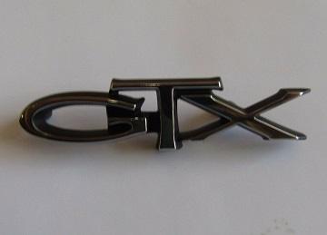 1968 Plymouth GTX Rear Panel Emblem "GTX"