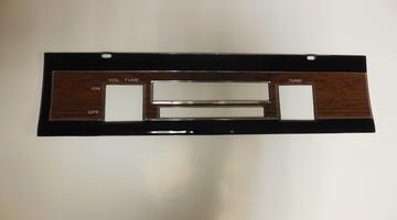 68-69 B-Body Mopar, Wood Grain, Radio Face Plate Bezel
