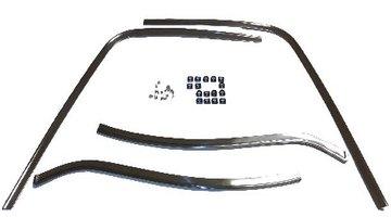 68-70 B-Body Except Charger, Rear Window Trim Mopar - Set