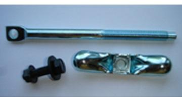 70-74 E-Body Mopar, Spare Tire Hold Down, Space Saver Tire - Kit