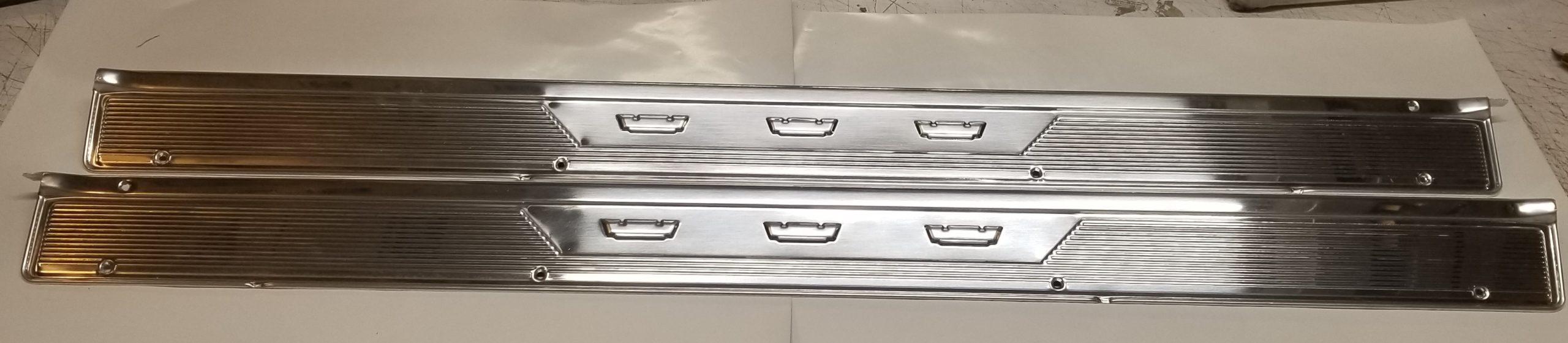59 Chrysler Sill Scuff Plates Pair