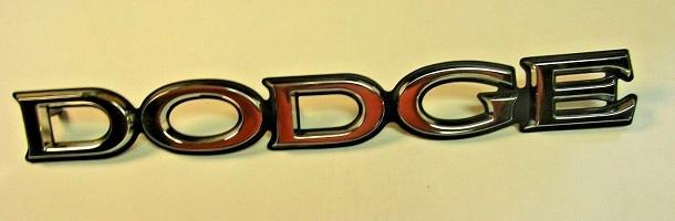 79-85 Dodge Truck Ramcharger Hood Emblem "DODGE"