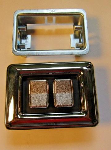 71-74 Mopar Power Window Switch With Retainer 2 Button