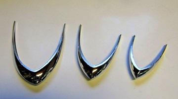 Taillight Chevrons 1960 Desoto Set of 3