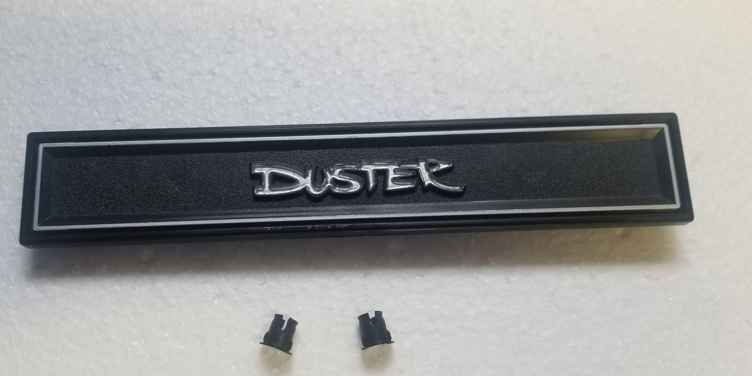 70-72 Duster Inner Door Emblem