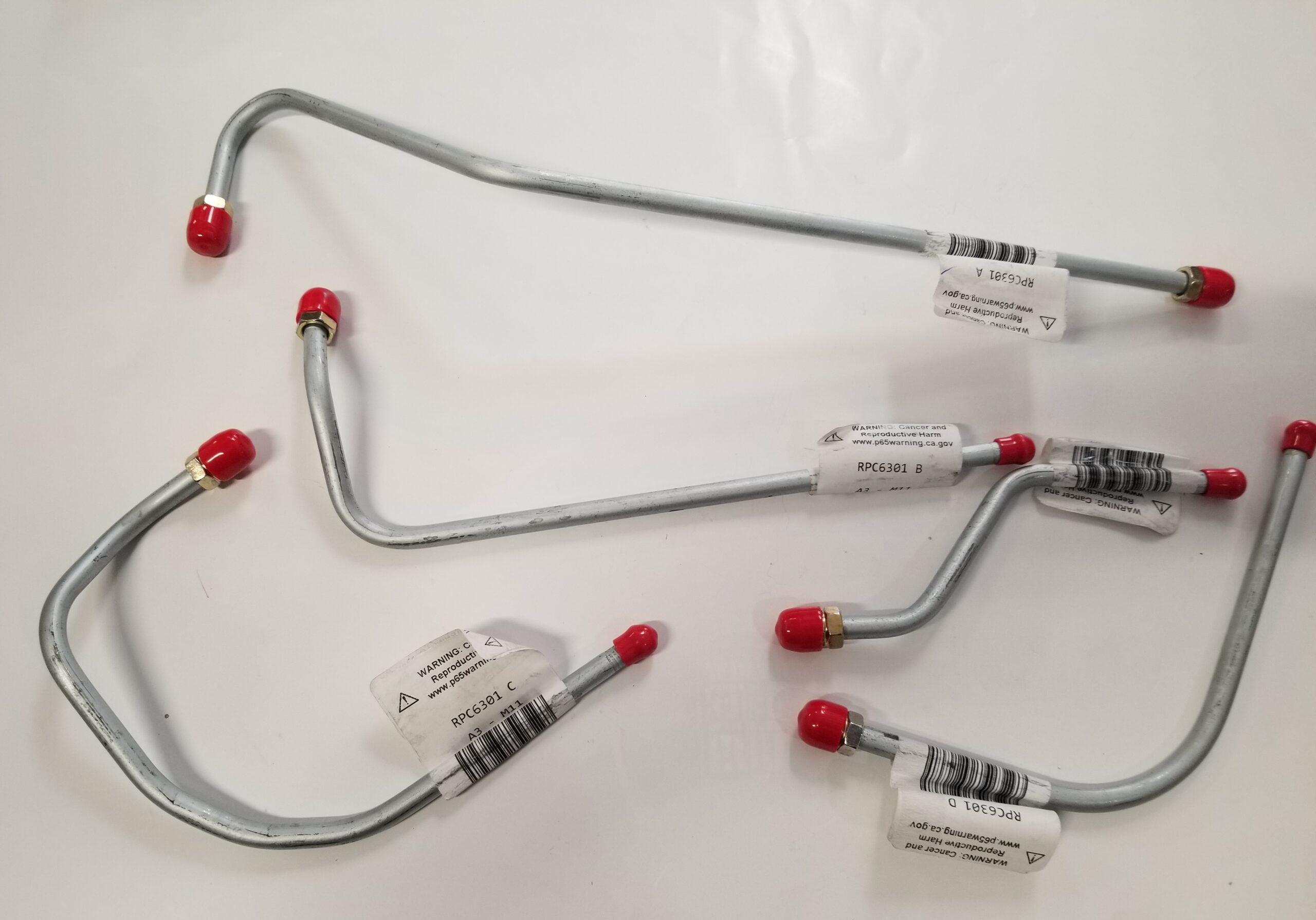 1963 Max Wedge Fuel Pump To Carb Lines 3447 Carbs