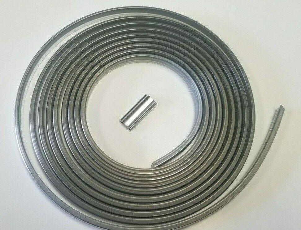 WLS 848 853 SP Windshield Gasket Seal Chrome Lock Strip
